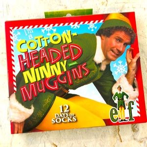 Christmas socks - Elf - Brand new in box